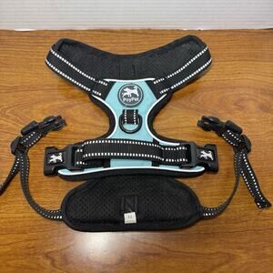 PoyPet Dog Walking Harness Vest Medium Reflective No Pull Control Handle